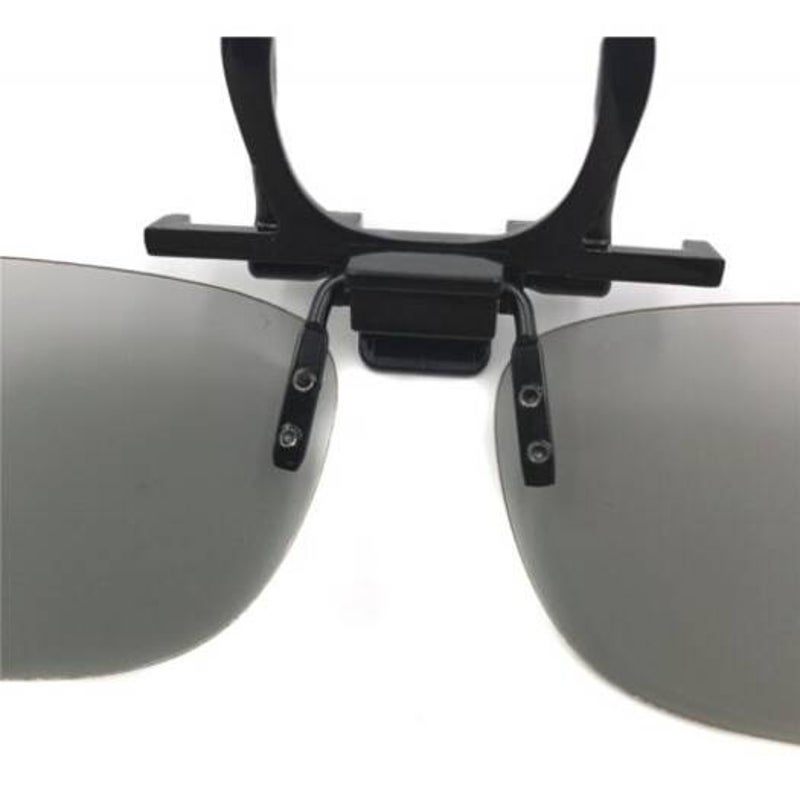 Passive Circular Polarized Clip On 3D Glasses For Lg Sony Tv Masterimage Disney Digital Reald Cinemas Black