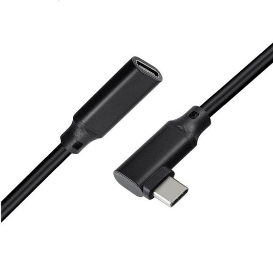 100W Pd 5A Curved Usb3.1 Type 90 Degree Extension Cable Cord 5M