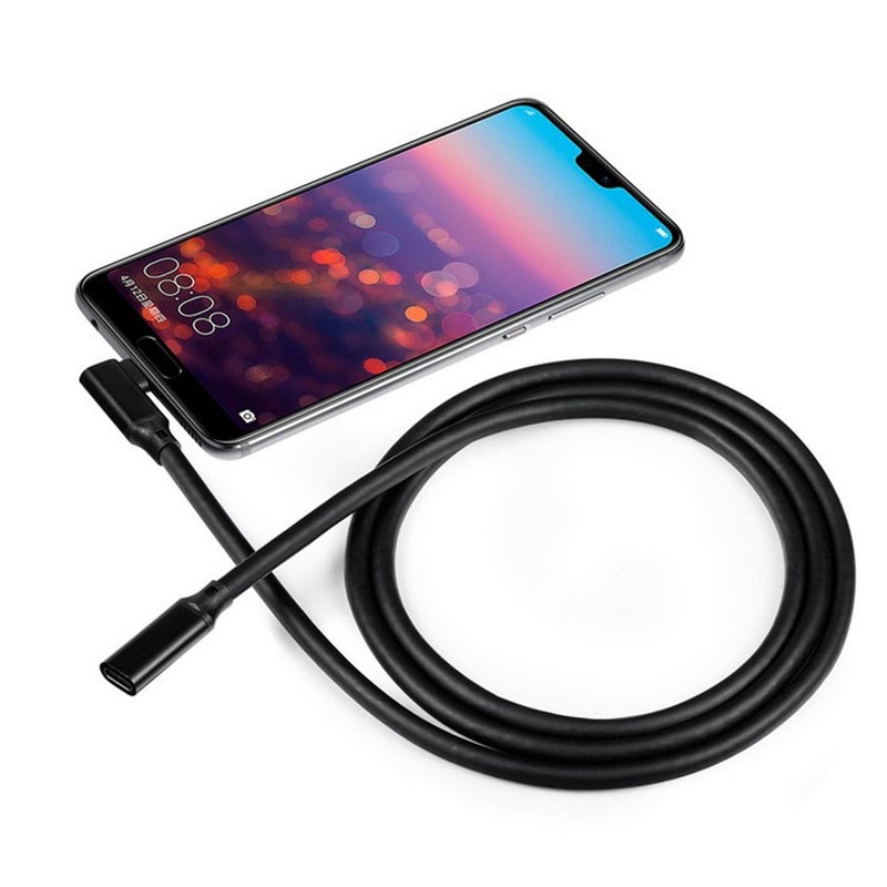 100W Pd 5A Curved Usb3.1 Type 90 Degree Extension Cable Cord 5M