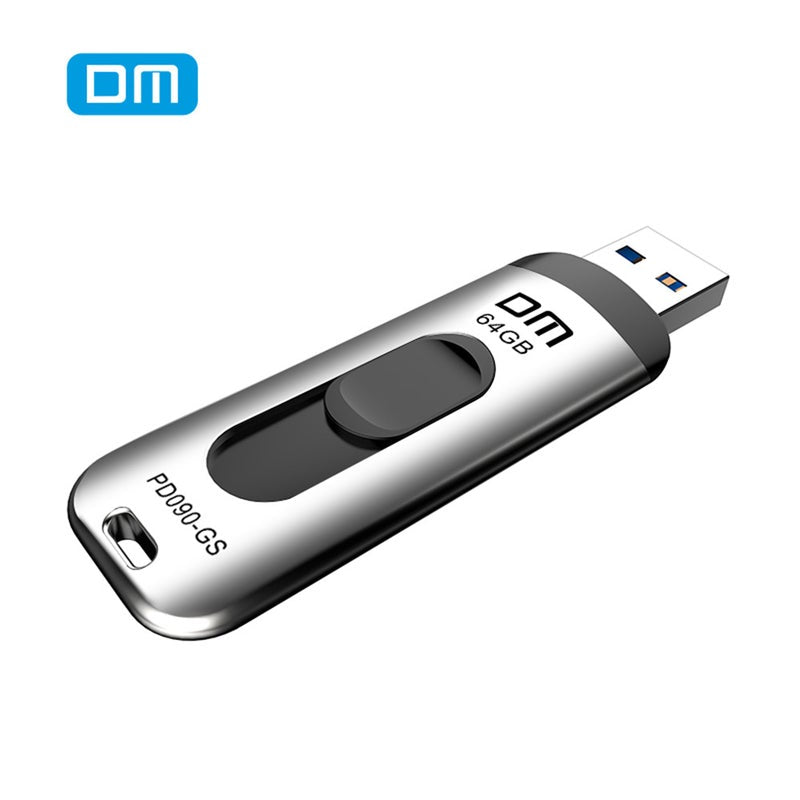 Usb3.0 Flash Drive Metal Pen High Speed Memory Stick 64Gb Silver