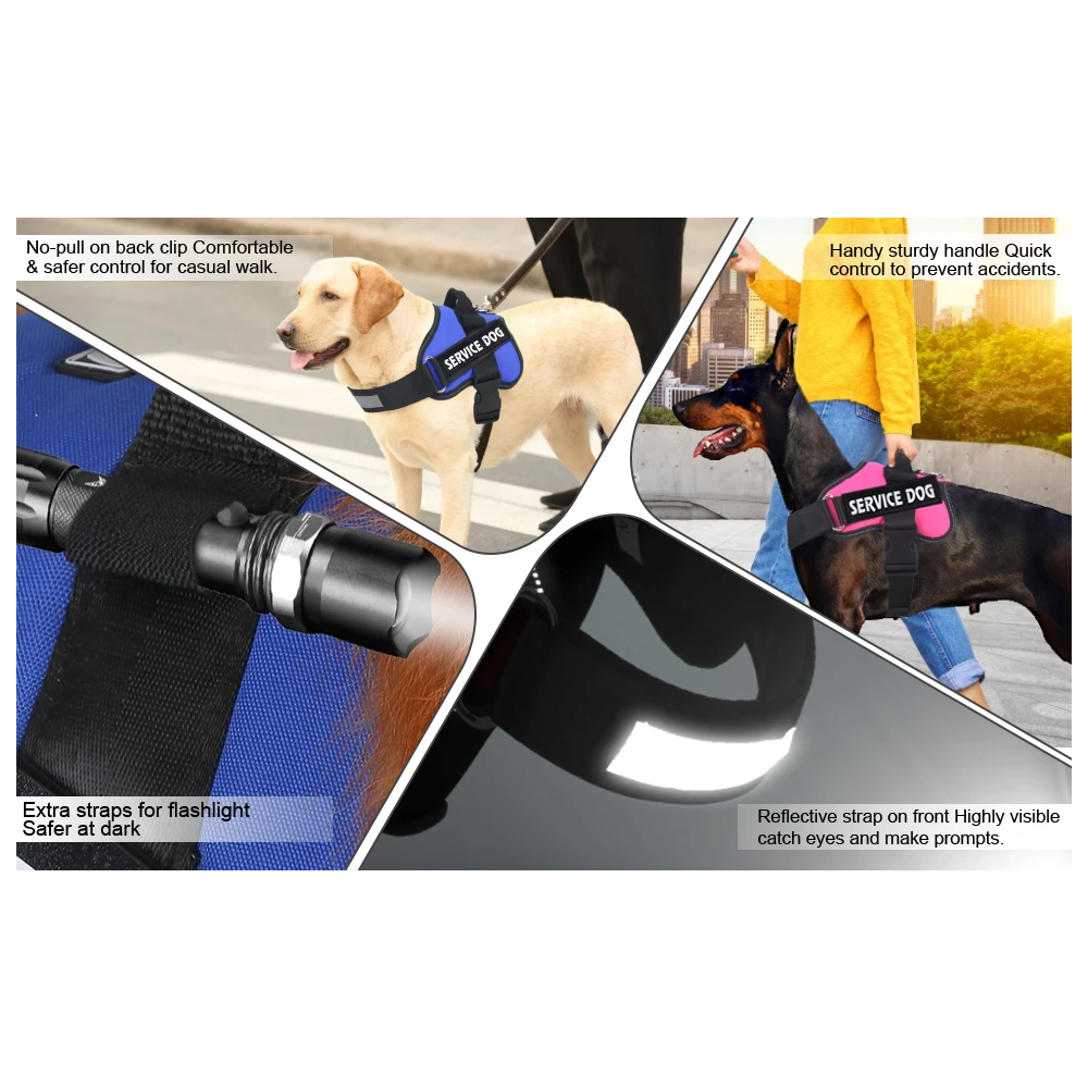 Personalized Dog Reflective 3M No-Pull Pet Harness Vest