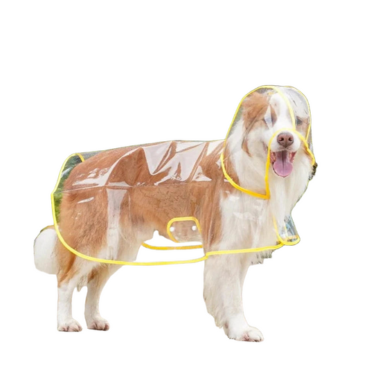 Pet Dog Puppy Transparent Raincoat Waterproof Jacket For Small Dogs Clothing