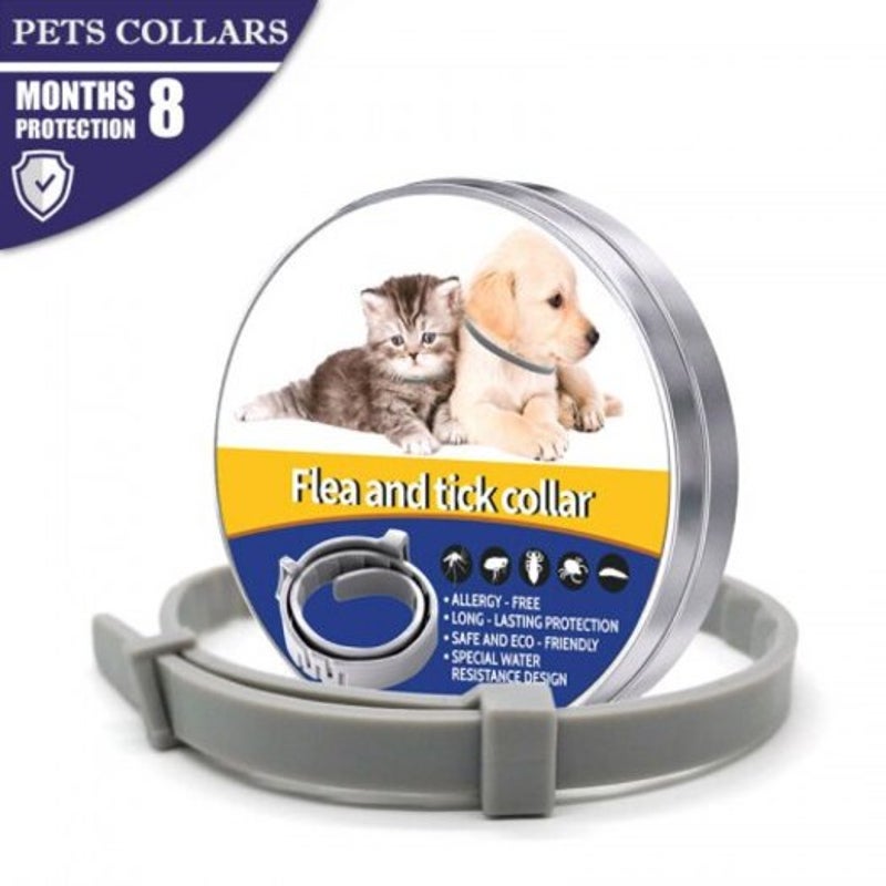 Pet In Vitro Insect Repellent Collar Cats Dogs Anti Worm Lice Plant Essential Oil Protection M