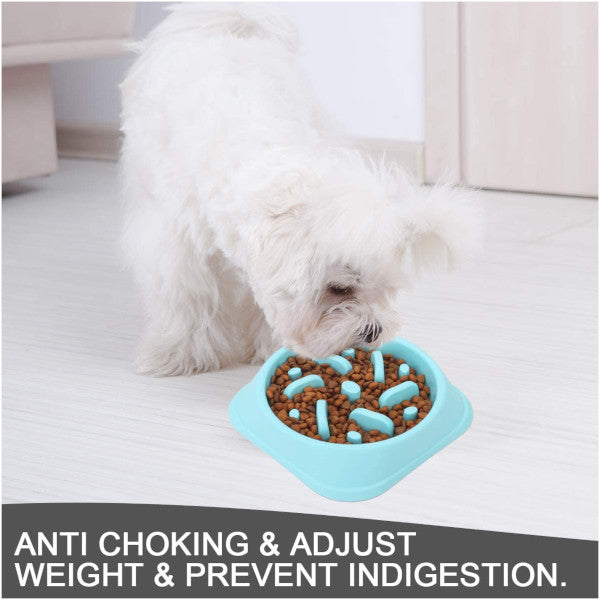 Pet Bowl High Quality Plastic Slow Food Helps Dog Digestion Supplies