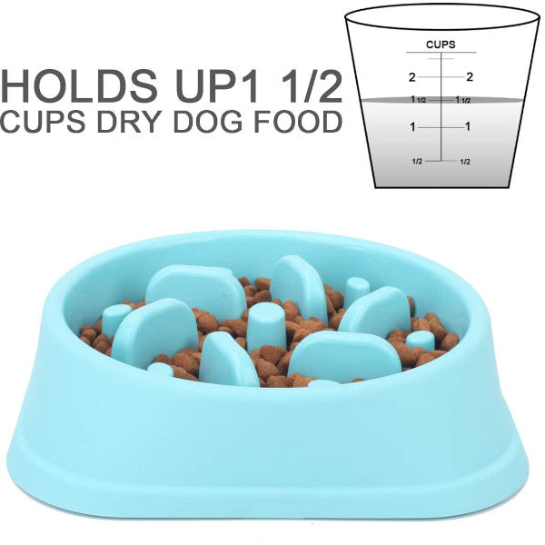 Pet Bowl High Quality Plastic Slow Food Helps Dog Digestion Supplies