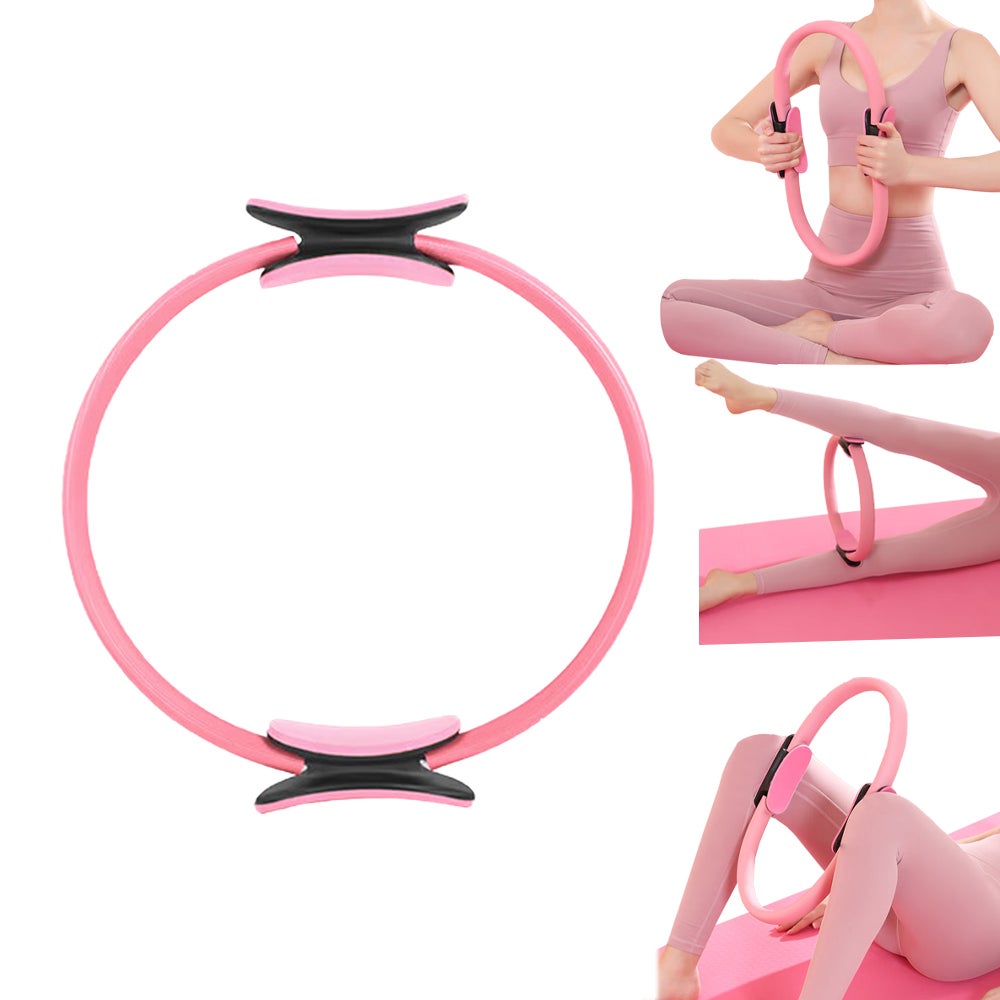 Pilates Ring Resistance Training Tool Yoga Exercise Magic Circle Grip Home Gym