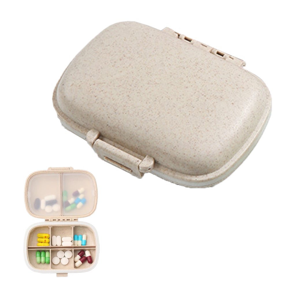 Pill Box Medicine Organizer Dispenser Case Travel Tablet Container Holder