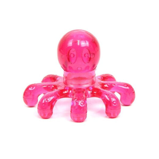 Pink Or Blue Portable Handheld Back Head Octopus Massager