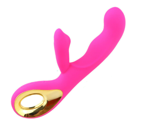 Fun Pink Vibrator G Spot Vibrating Rabbit Wand Silicone Usb Charging Sex Toys For Women