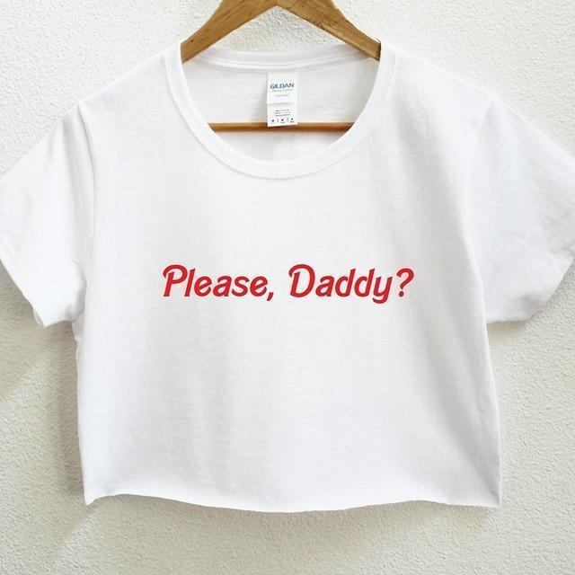 Daddy Crop Top Ddlg Shirt
