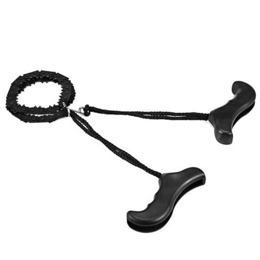 Pocket Hand Thread Saw Survival Chainsaw 1Pc Black