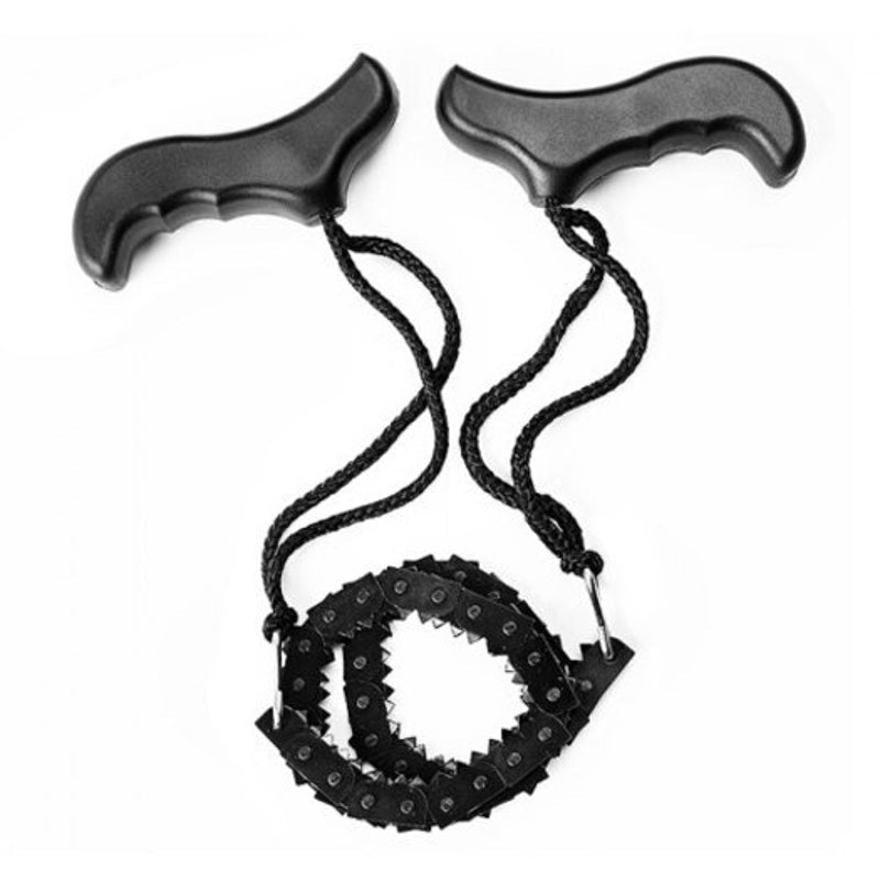 Pocket Hand Thread Saw Survival Chainsaw 1Pc Black
