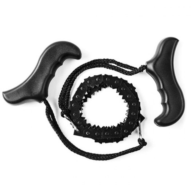 Pocket Hand Thread Saw Survival Chainsaw 1Pc Black
