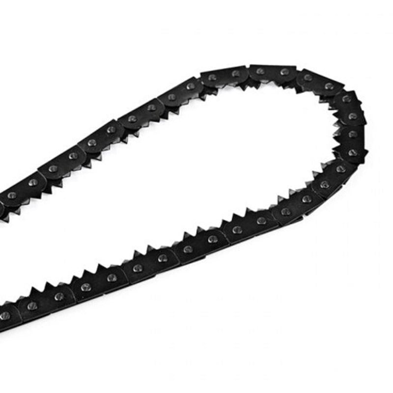 Pocket Hand Thread Saw Survival Chainsaw 1Pc Black