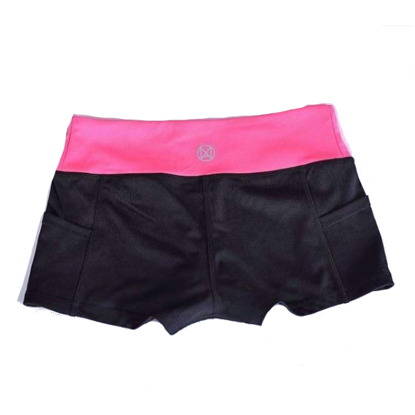 Pocket Yoga Shorts Women Gym Wear Spandex Pants Fitness Exercise