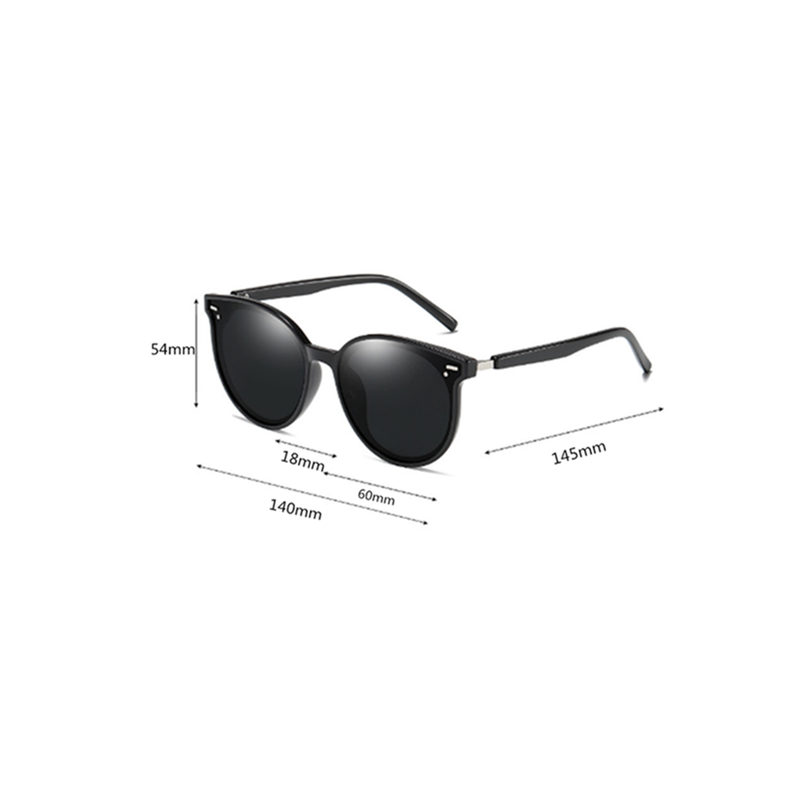 Polarized Sunglasses Women Men Round Shades
