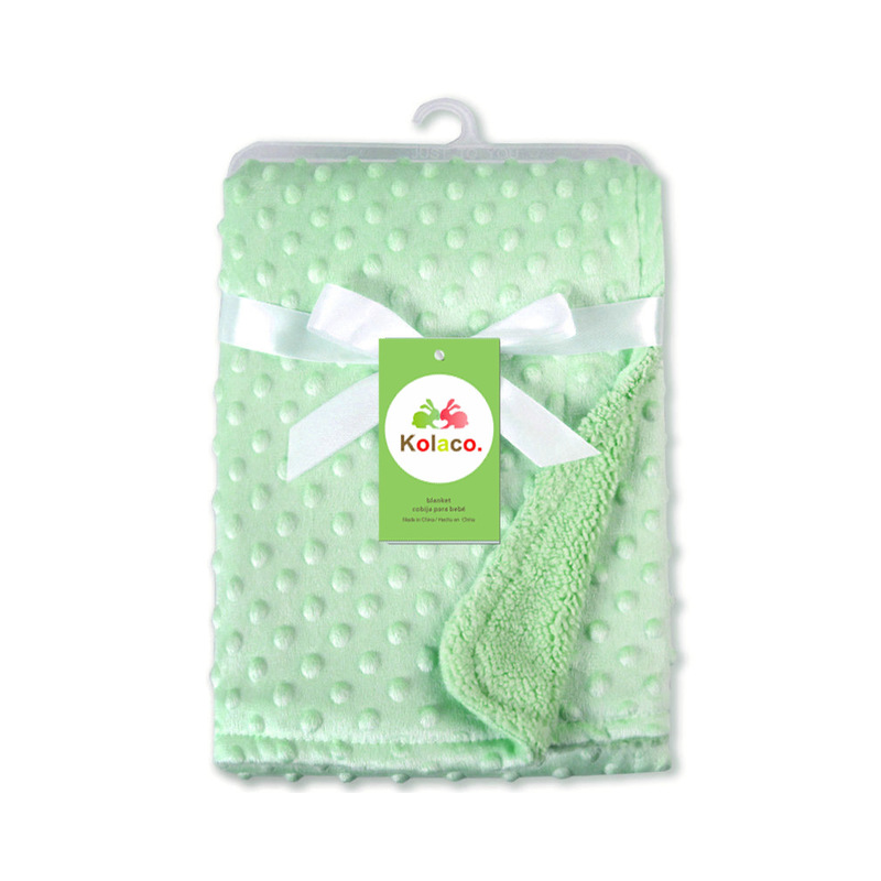 Polka Dot Soft Swaddle Little One Blanket Nursery