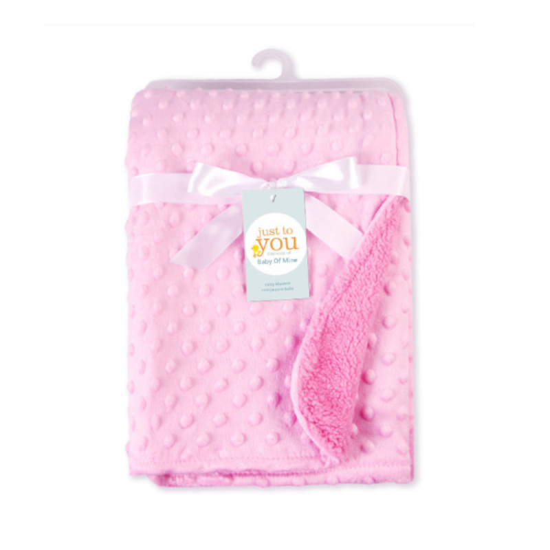 Polka Dot Soft Swaddle Little One Blanket Nursery