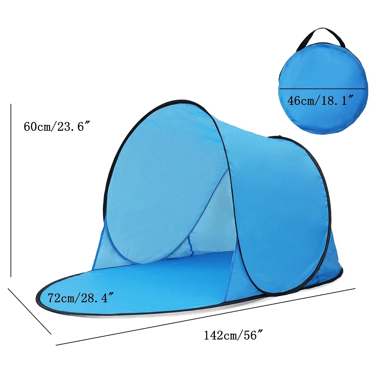 Small Pop Up Tent Outdoor Camp Beach Automatic Folding Hiking