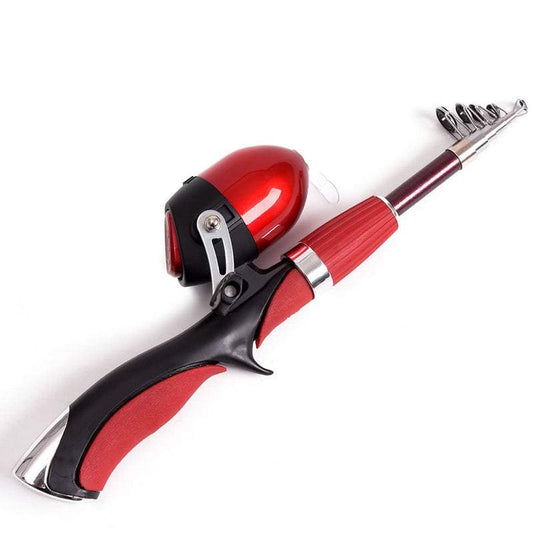 Fishing Reels Portable 1.4M Telescopic Rod And Closed Combo