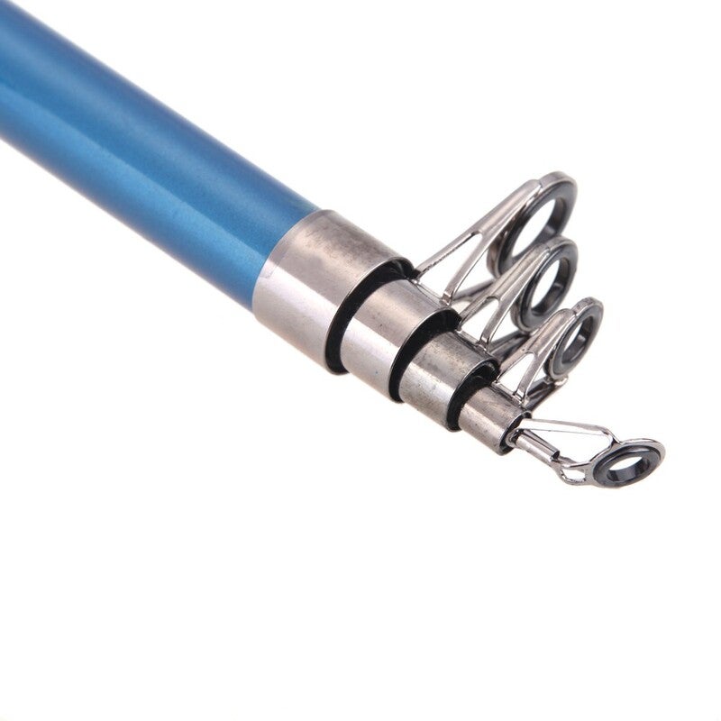 2.1M 6.89Ft Telescopic Fishing Rod Tackle Travel Spinning Pole