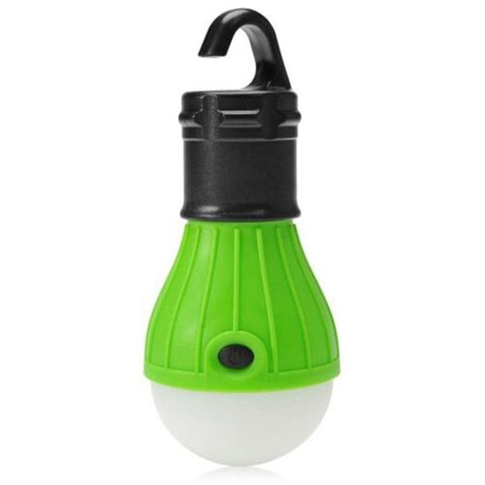Camping Tent Lamp Light With Hanging Hook Green