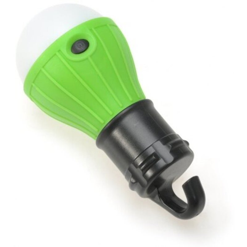 Camping Tent Lamp Light With Hanging Hook Green