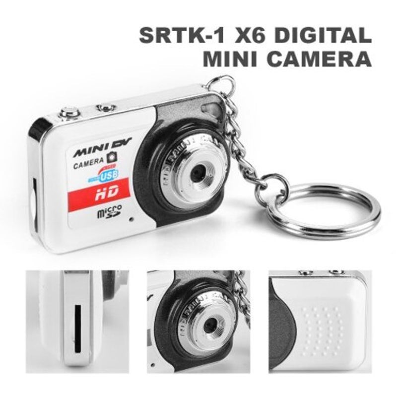 Digital Camera X6 Ultra High Definition Mini Pc Dv Recording Silver