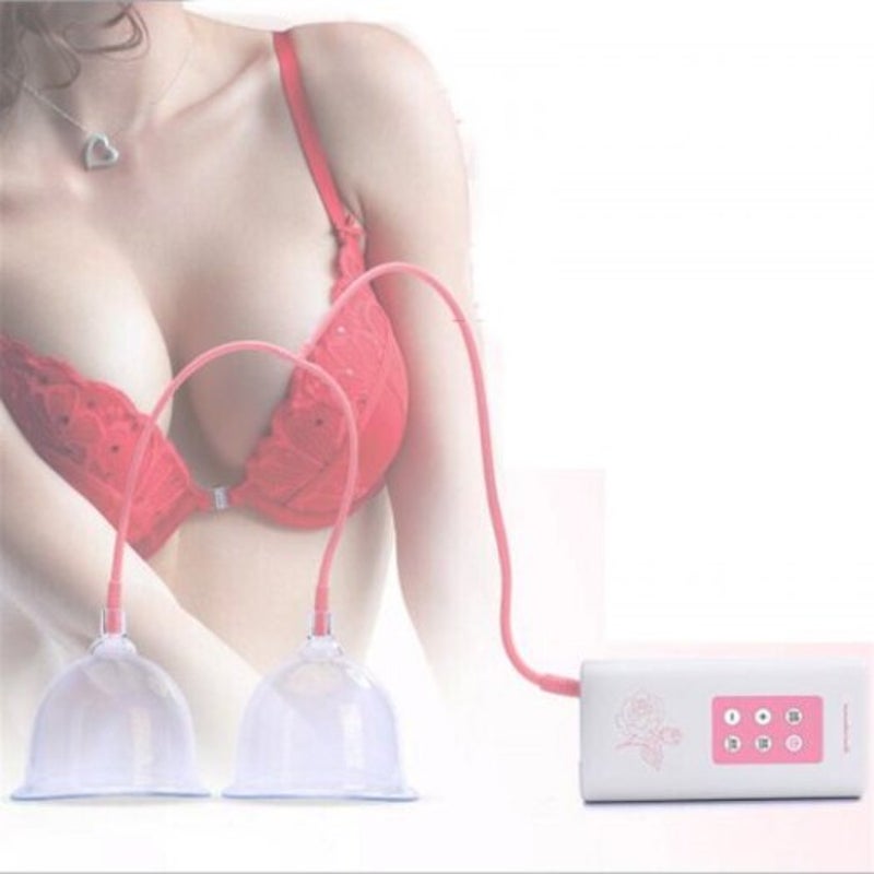 Electric Breast Enlargement Device Vacuum Pump Cup Massager Enhancing