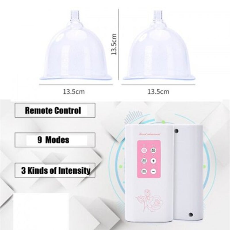 Electric Breast Enlargement Device Vacuum Pump Cup Massager Enhancing