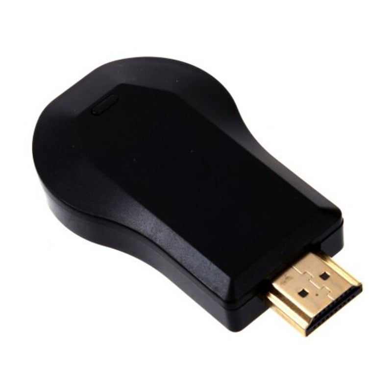 Portable Miracast Tv Wifi Receiver 1080P Hdmi Jet Black