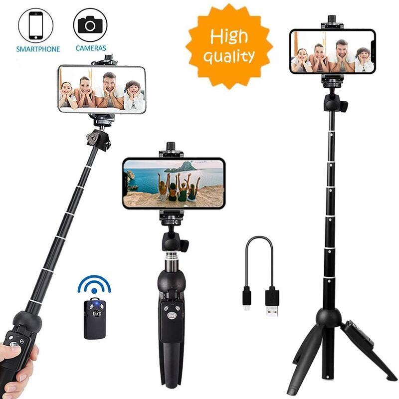 Selfie Stick Phone Tripod With Wireless Remote Shutter Mobile Accessories