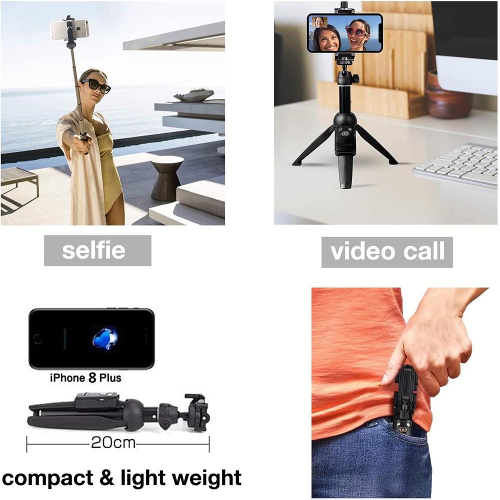 Selfie Stick Phone Tripod With Wireless Remote Shutter Mobile Accessories