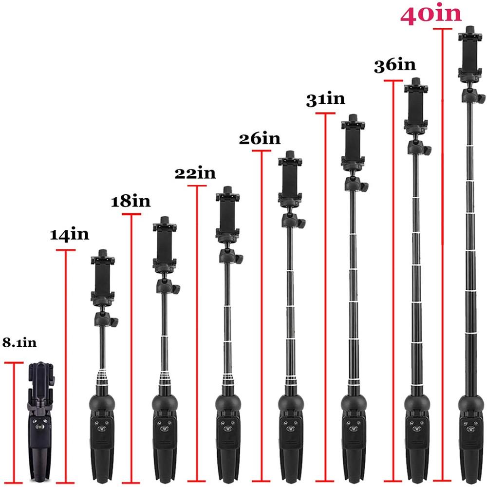 Selfie Stick Phone Tripod With Wireless Remote Shutter Mobile Accessories