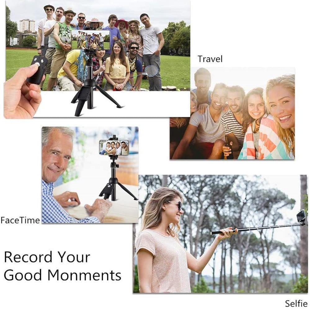 Selfie Stick Phone Tripod With Wireless Remote Shutter Mobile Accessories
