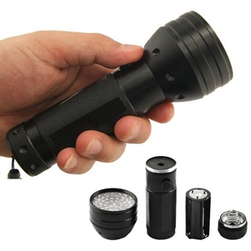 Special Red Light Flashlight Signal Lamp Black