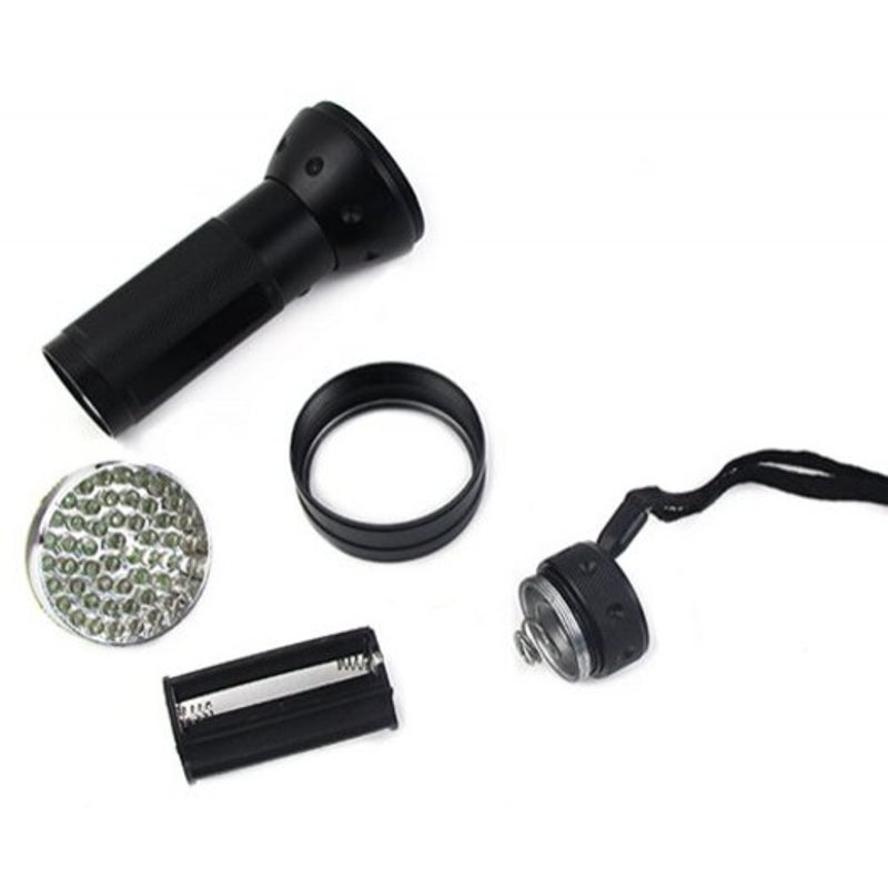Special Red Light Flashlight Signal Lamp Black