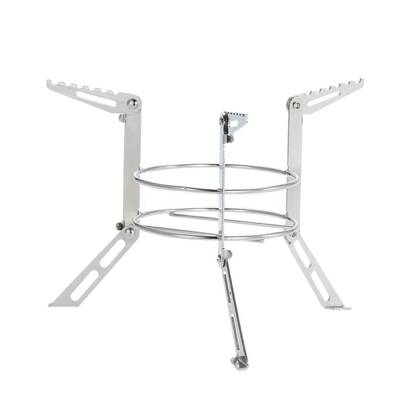 Stainless Steel Outdoor Camping Alcohol Stove Stand Cooking Rack