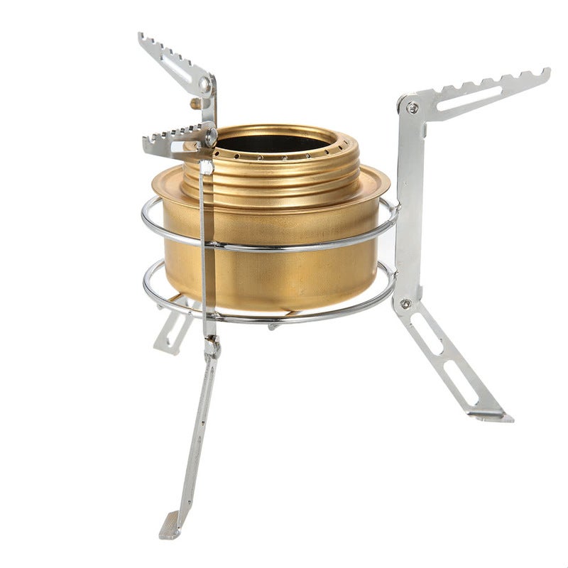 Stainless Steel Outdoor Camping Alcohol Stove Stand Cooking Rack