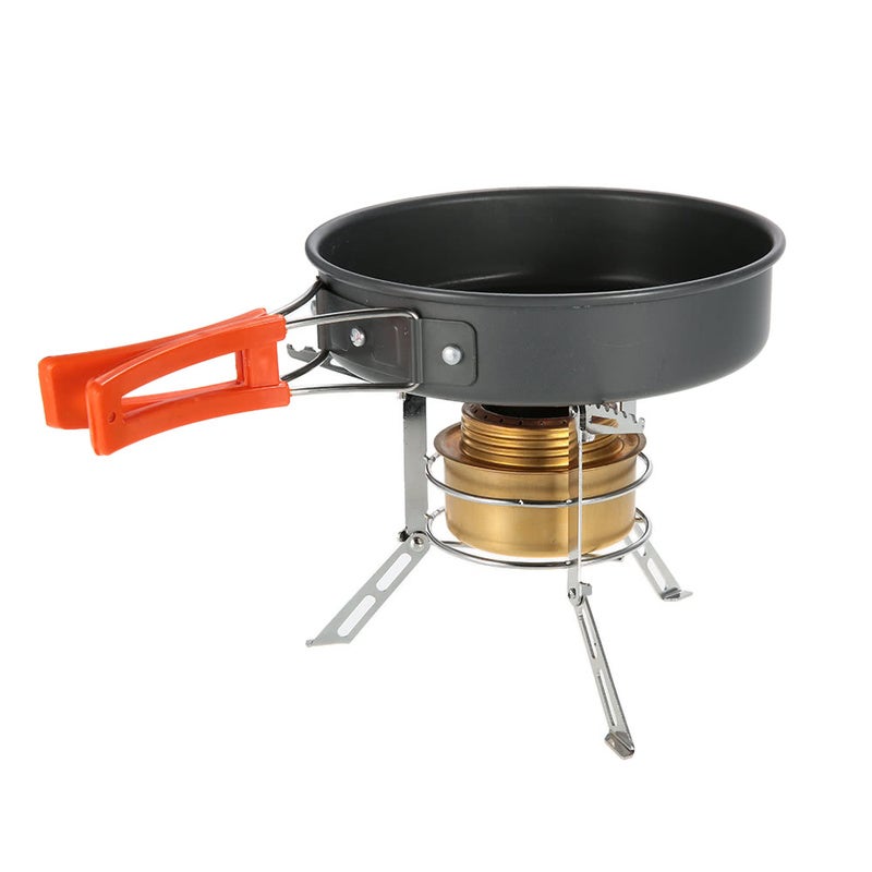 Stainless Steel Outdoor Camping Alcohol Stove Stand Cooking Rack