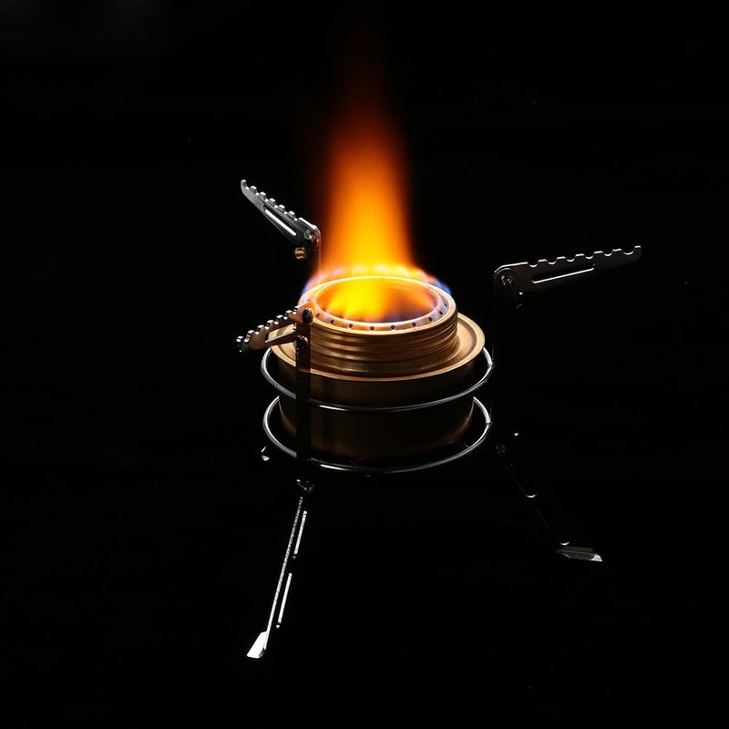 Stainless Steel Outdoor Camping Alcohol Stove Stand Cooking Rack
