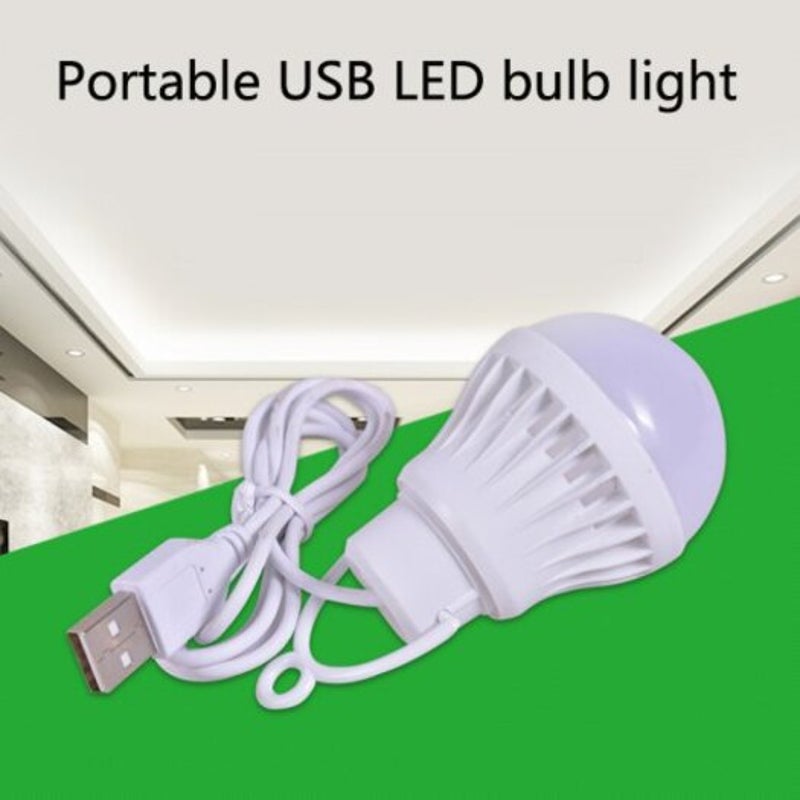 Usb Led Energy Saving Lamp Emergency Light Ball Bulbs For Outdoor 3W
