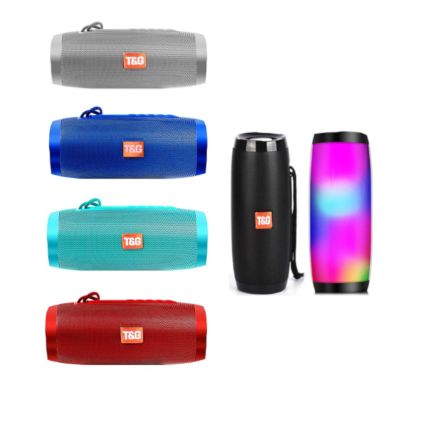 Bluetooth Column Wireless Fm Radio With Led Light