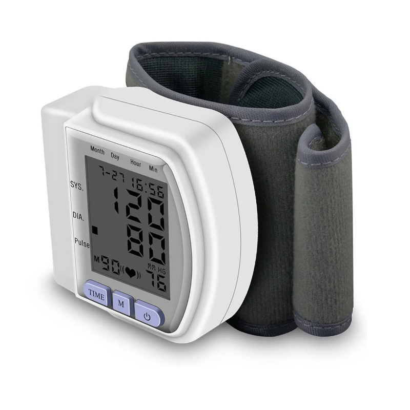 Portable Digital Automatic Wrist Upper Arm Health Care Blood Pressure Monitor