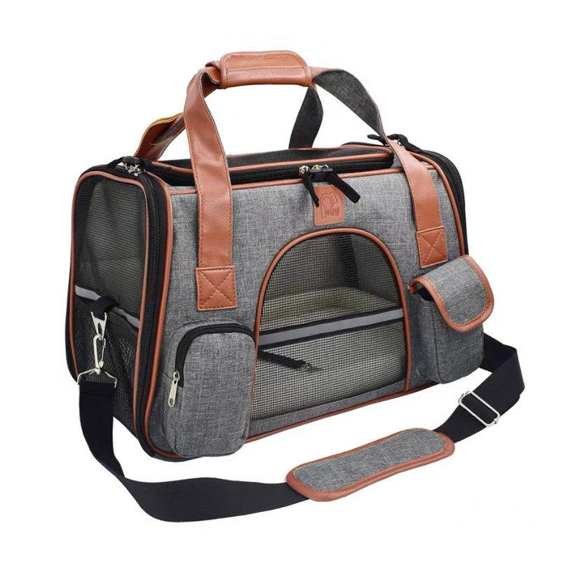 Dog Cat Carrier Travel Breathable Seat Bag