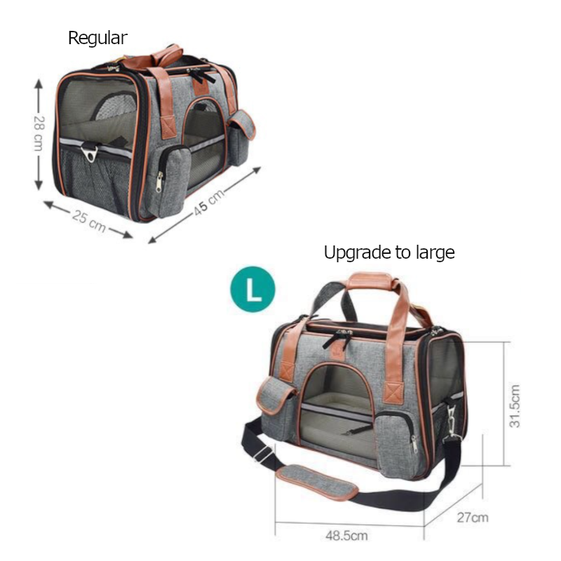 Dog Cat Carrier Travel Breathable Seat Bag