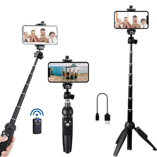 Selfie Stick Phone Tripod With Wireless Remote Shutter Mobile Accessories