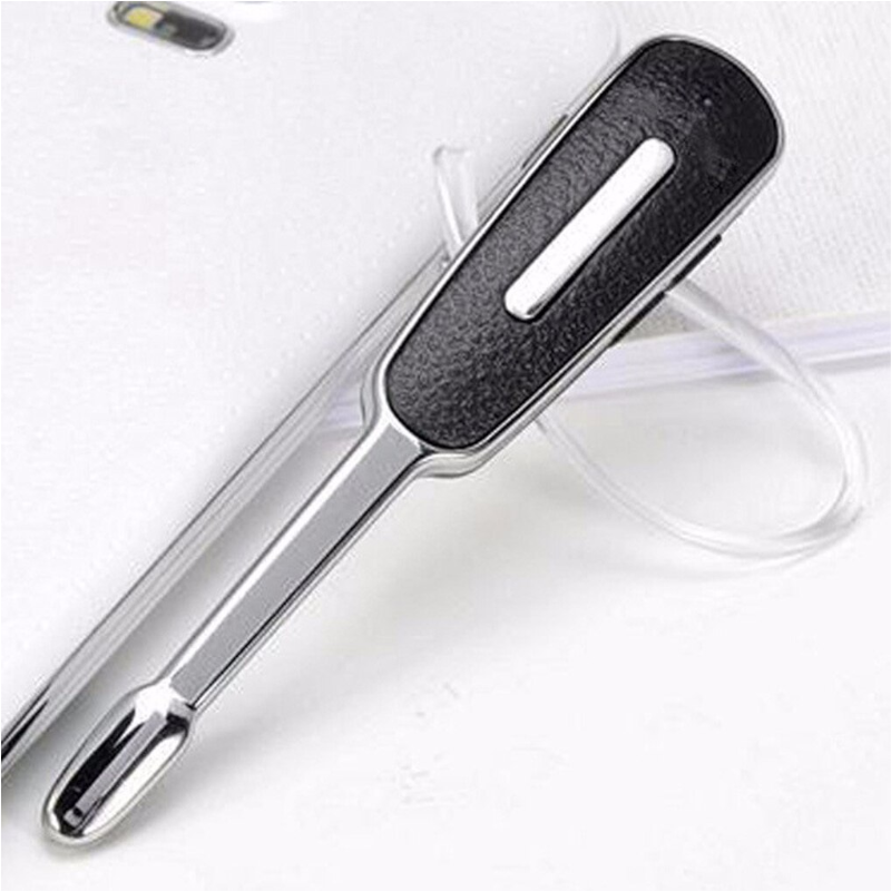 Wireless Bluetooth Business Handsfree Sports Headset With Microphone Jet Black