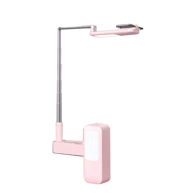 Portable Foldable Selfie Mobile Phone Holder With Light Bluetooth Remote Control
