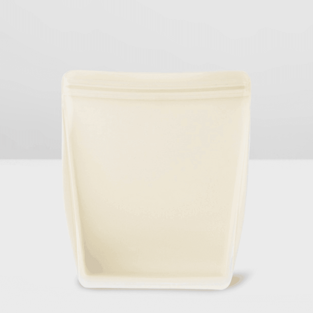 Porter Reusable Silicone Bag Stand Up 1L Cream